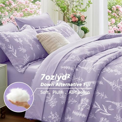 Lavender Twin Comforter Set