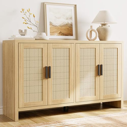 Rattan Buffet Cabinet with Storage
