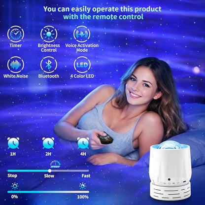 Northern Galaxy Light Aurora Projector