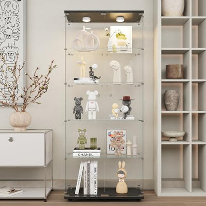 Glass Display Cabinet with LED