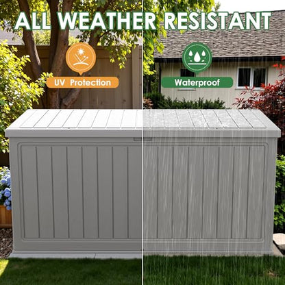 HDPE 260 Gallon Deck Box Double