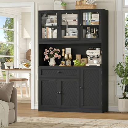 72” Tall Kitchen Pantry Storage Cabinet