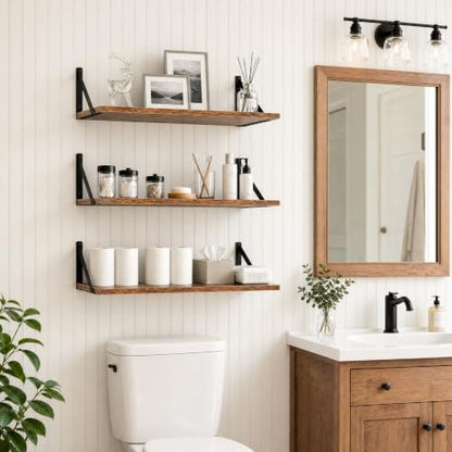 Floating Shelves 24 Inch Long (3 Count)