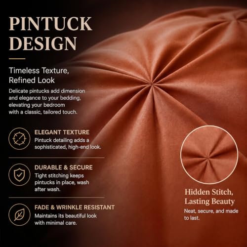 Queen Comforter Set Burnt Orange