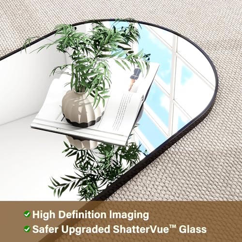 64"x21" Arched Full Length Mirror Floor Mirrors