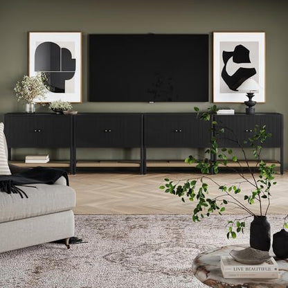 Meads Mid Century Modern Cabinet or TV Stand with Doors