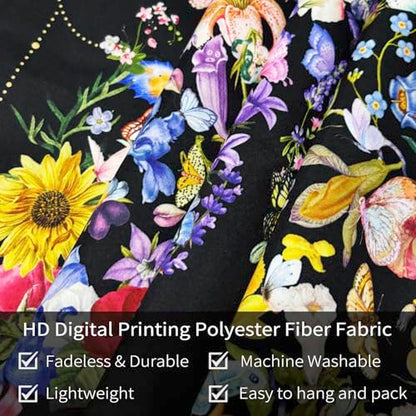 Floral Tapestry Wall Hanging Cute