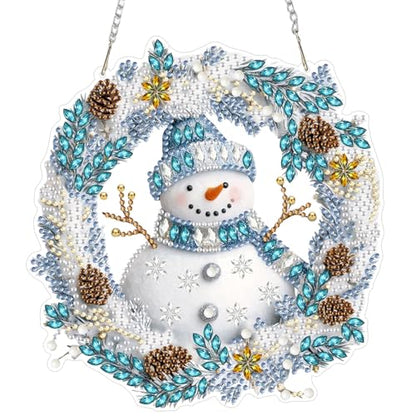 Snowman Diamond Art Hanging Kits for Adult