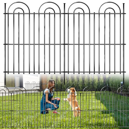 15 Panels No Dig Decorative Garden Fence