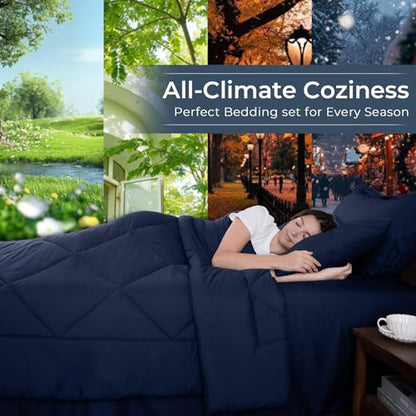 7 Piece Queen Comforter Set