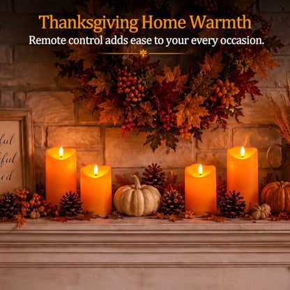 Halloween Orange Waterproof LED Candles