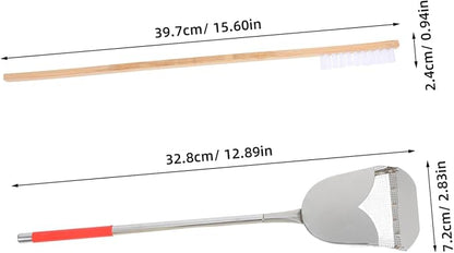 2pcs Bird Cage Cleaning Brush Set Droppings Shovel PET Cage Cleaner Tools for Birds and Small Animals Includes and