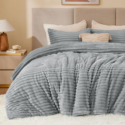 Fleece California King Comforter Set