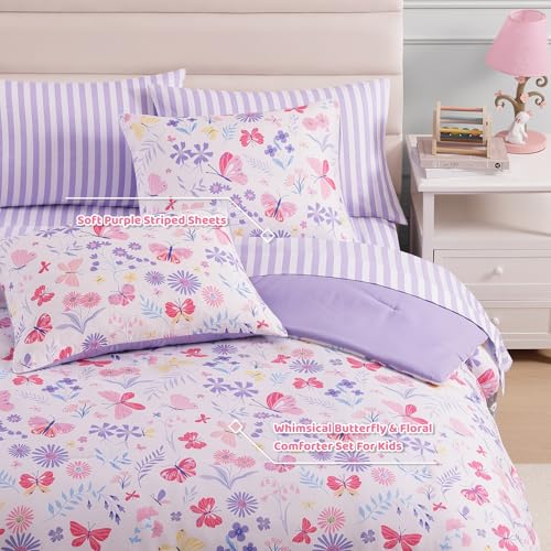 Queen Comforter Set with Sheets for Girls
