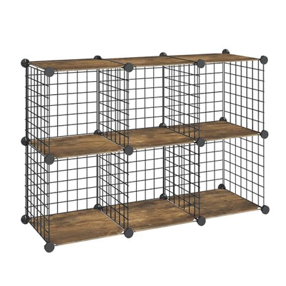 Wire Cube Storage Organizer (6 Count)
