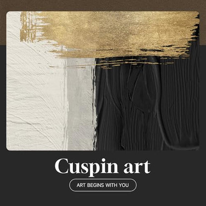 Framed Black and White Abstract Wall Art Set (3 Count)