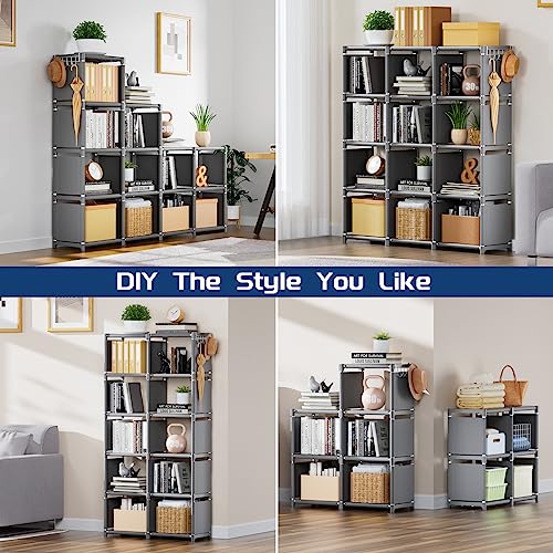 Book Shelf 12 Cube Storage Organizer