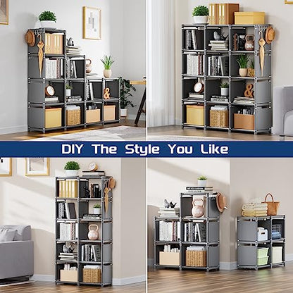 Book Shelf 12 Cube Storage Organizer