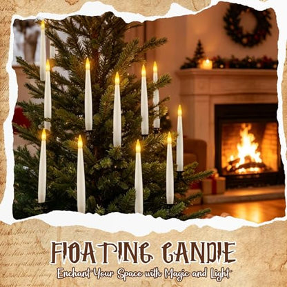 Floating Candles with Magic Wand Remote