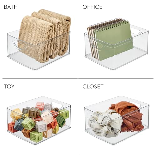 Plastic Stackable Kitchen Cabinet Storage Bin