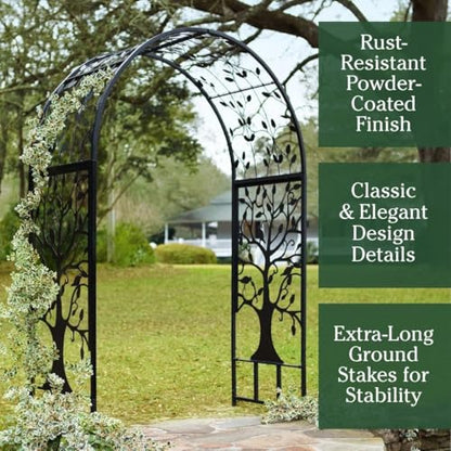 Arch Metal Outdoor Garden Arbor