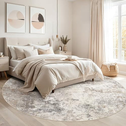 8ft Round Area Rug Living Room Rugs