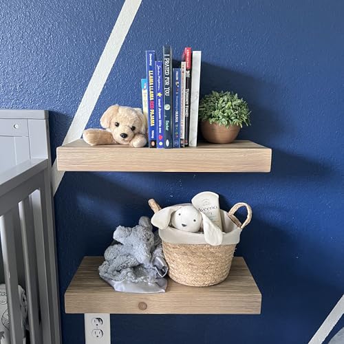 18 inch Wooden Floating Shelves for Wall