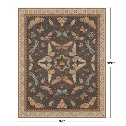 Brown Large 8x10 Living Room Area Rug (80 Sq Ft)