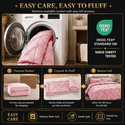 Full Size Comforter Sets Pink