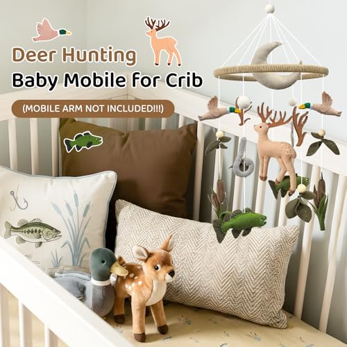 Hunting Baby Crib Mobile Deer Baby Mobile for Boys and Girls
