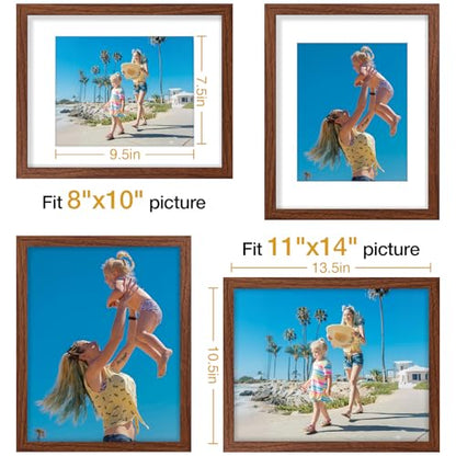 11x14 Picture Frames Set of 9 for Wall Mounting (9 Count)