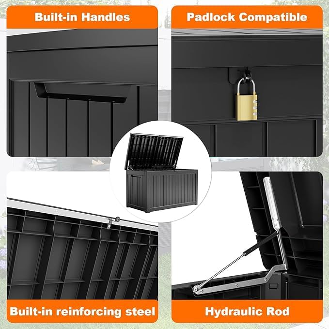 281 Gallon Outdoor Deck Box