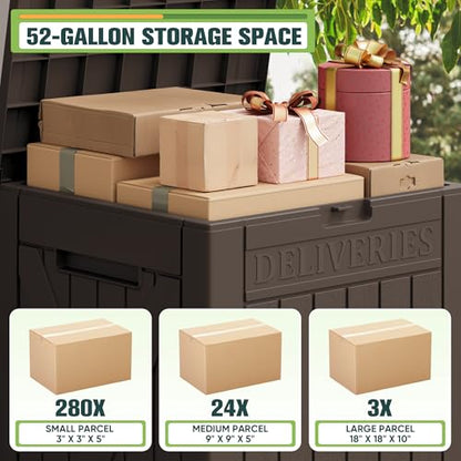52 Gallon Large Outdoor Package Delivery Box