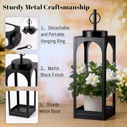 18" 13" Decorative Lanterns Set of 2 (2 Count)