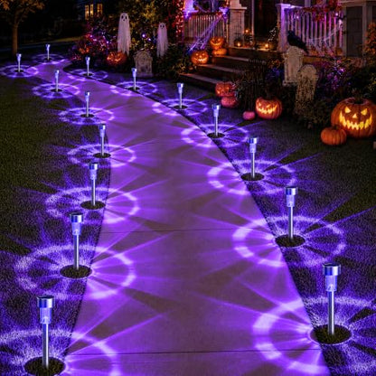 Solar Halloween Lights Outdoor Waterproof 12