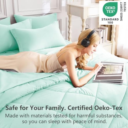 Full Size Comforter Sets Mint Green