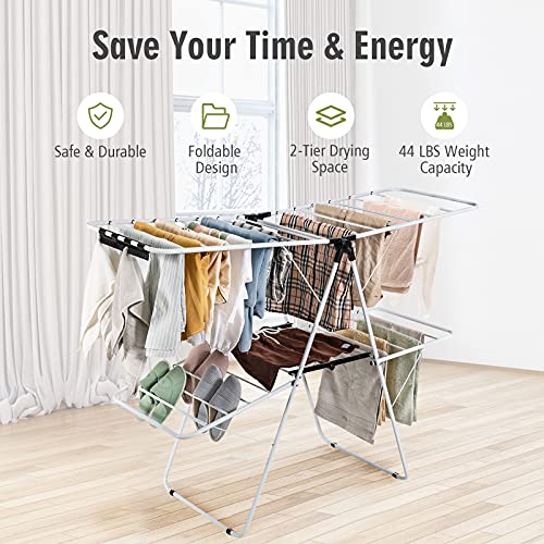 Foldable Clothes Drying Rack