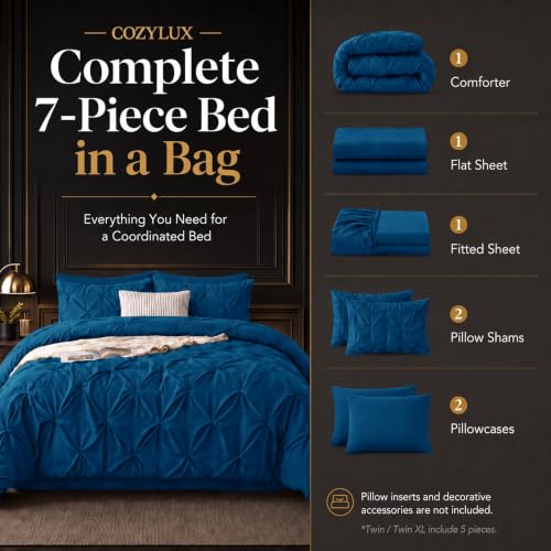 King Size Comforter Set Teal