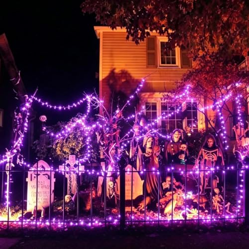 25FT Purple Halloween String Lights (50 Count)