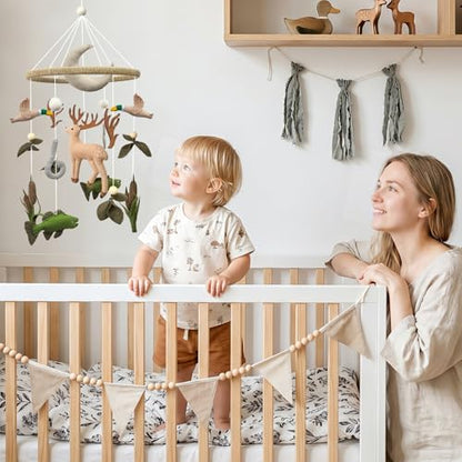 Hunting Baby Crib Mobile Deer Baby Mobile for Boys and Girls