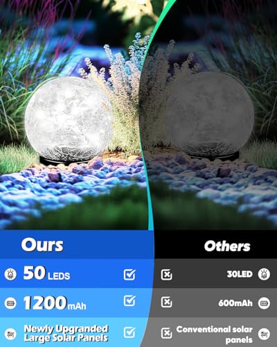 Garden Solar Ball Lights Outdoor Waterproof