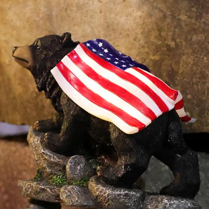 Bear Solar Lights Outdoor Statue
