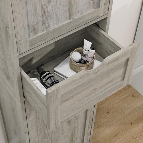 66.9" Tall Bathroom Storage Cabinet with 2 Doors & 1 Drawer