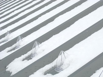 SnowBreaker Snow Guards 25 Pieces for Metal Roofs (Adhesive Mounted)