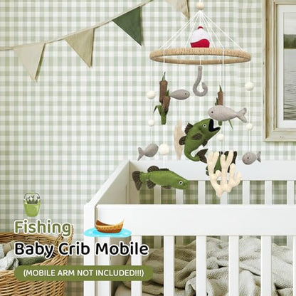 Baby Mobile for Crib Fishing Crib Mobile for Boys Baby Shower Gift