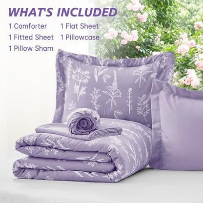 Lavender Twin Comforter Set