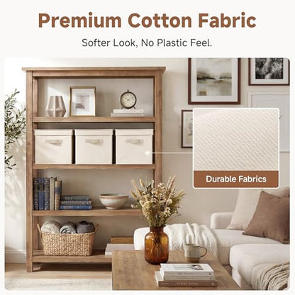 Fabric Storage Bins with Lids (3 Count)