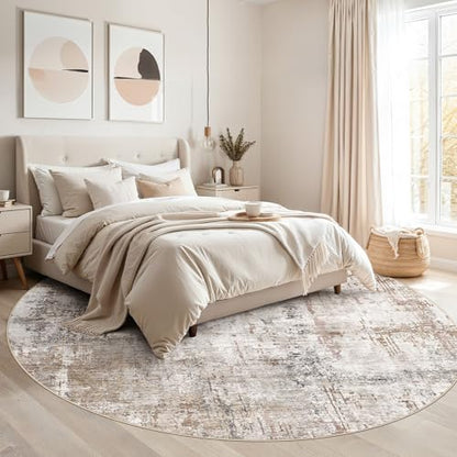 8ft Round Area Rug Living Room Rugs