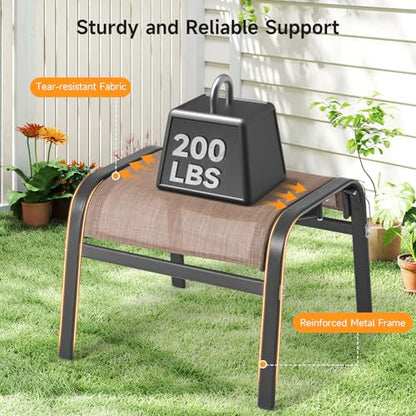 Outdoor Ottoman Set of 2 (2 Count)