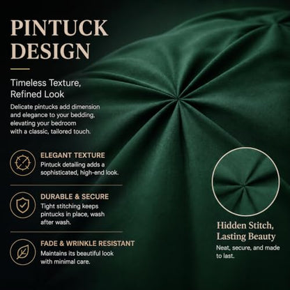 Queen Comforter Set Emerald Green